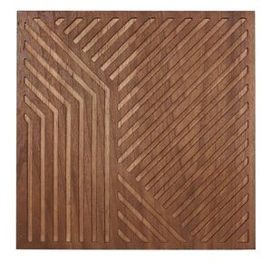 At Home/Crosby St/Geometric Wooden Wall Art/19inx19in/Like New
